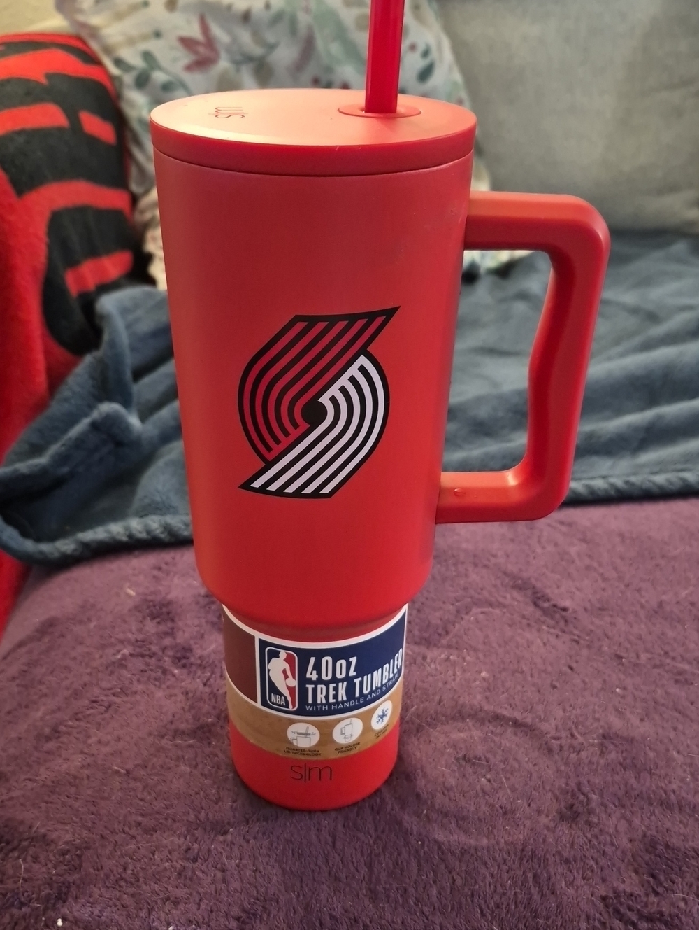 Simple Modern NBA Blazers Tumbler 40 Oz.